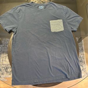J Crew Men’s Slim Blue Pocket Tee